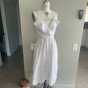 White eyelet betsey johnson dress